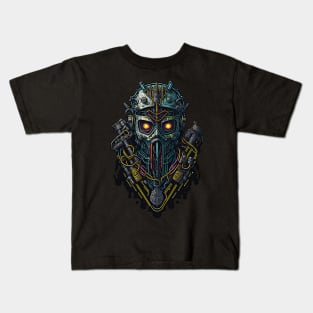 Cyborg Heads Kids T-Shirt